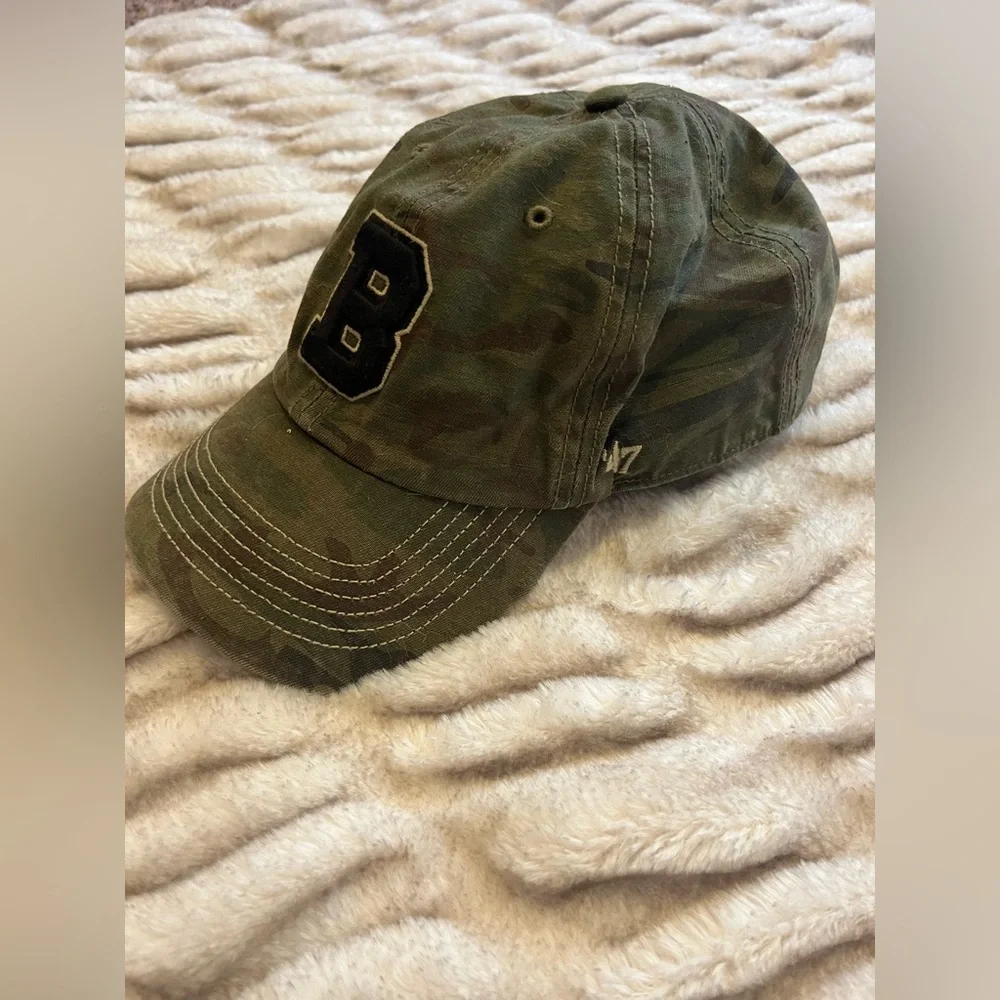 47 Brand Green Came Cap with Boston Logo - Picture 2 of 4